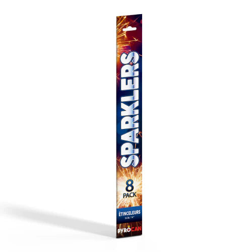 Sparklers 70cm GOLD (PYRO CAN)-  8 pack