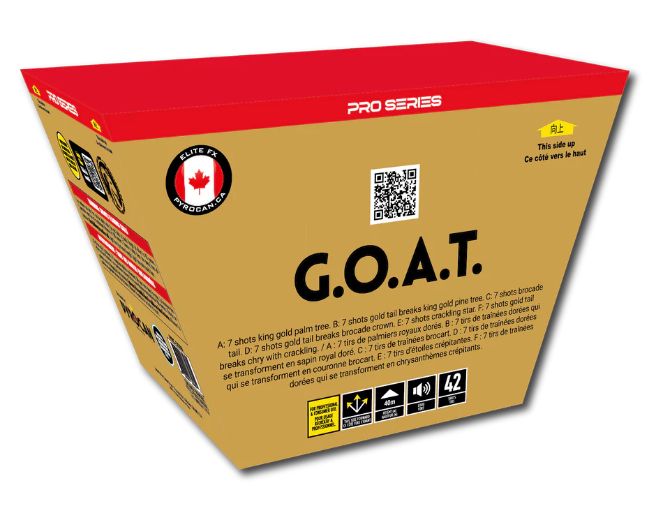 G.O.A.T – Supernova Fireworks inc.