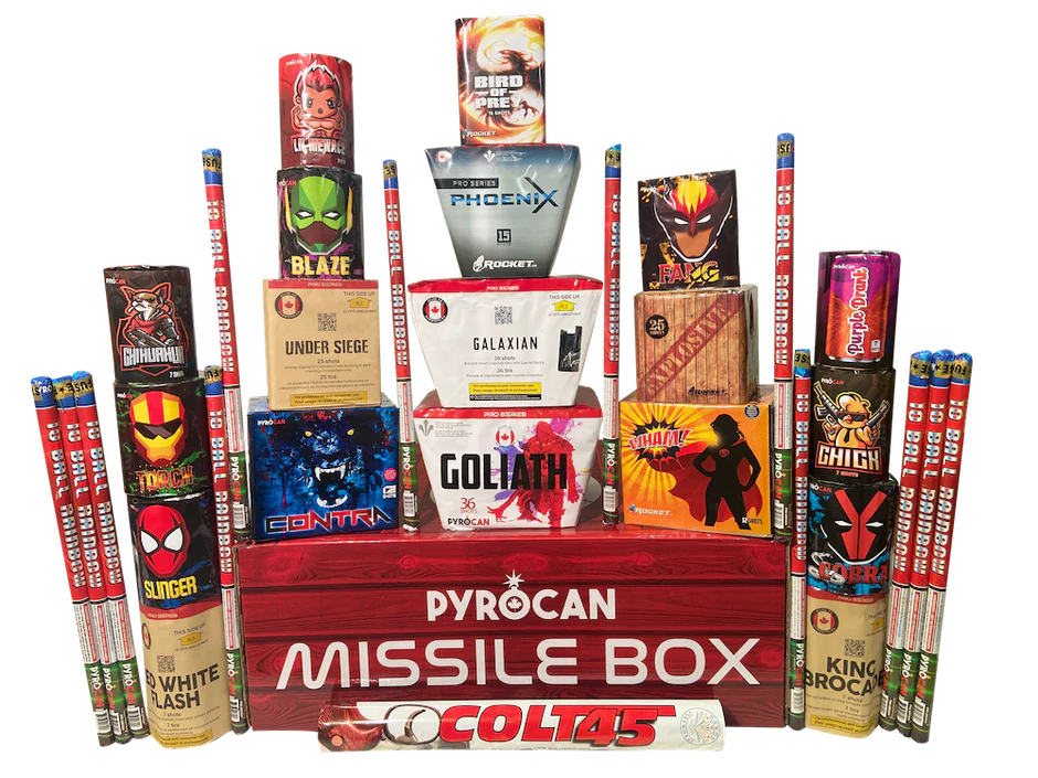 Supernova Rockets Firework Missile Box – Supernova Fireworks inc.