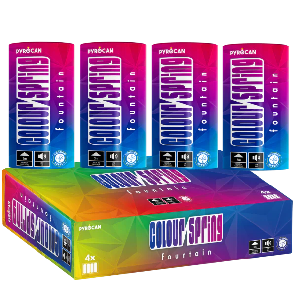 Colour Spring Fountain (4 pack)