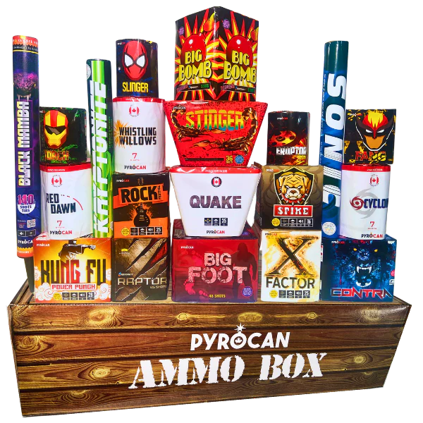 Supernova Rockets Firework XL AMMO CRATE – Supernova Fireworks inc.